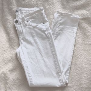 PAIGE Skyline Ankle Peg - Crisp White